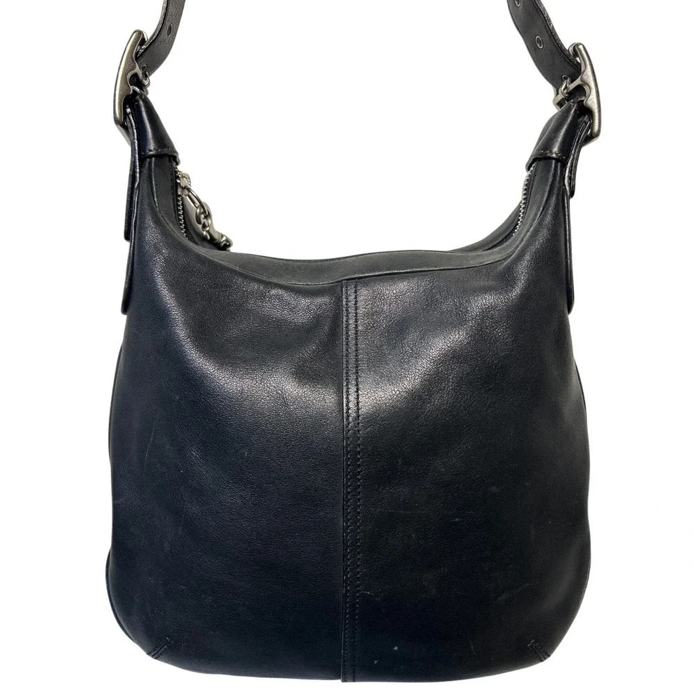 VTG Coach Soho Crossbody Purse w Shoulder Strap Black‎ Leather 11